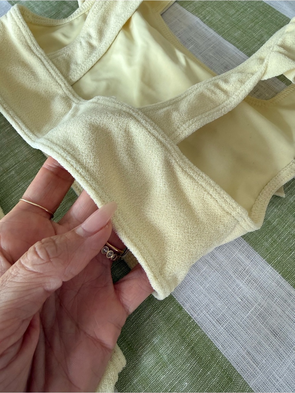 Minnow Butter Yellow Ruffled Two-Piece Bikini Set - Picture 6 of 6